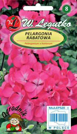 Zonālā Pelargonija Gama F1 rozā 0,05g
