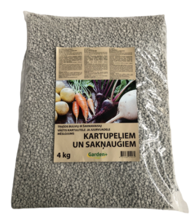 Kartupeļu mēslojums 4 kg bez hlora