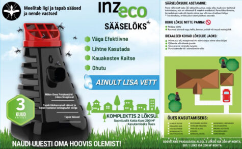 Moskītu slazds INZ-ECO Moskītu slazds 2gab