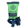 Liels ogles gabals GRILLEP premium (alksnis) 30 L 4 kg maiss, 100% FSC