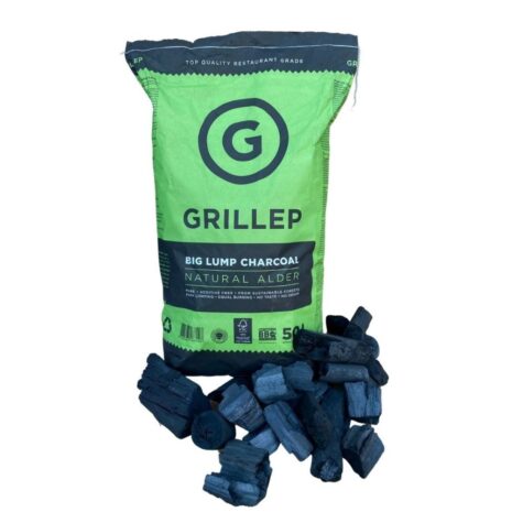 Liels ogles gabals GRILLEP premium (alksnis) 30 L 4 kg maiss, 100% FSC