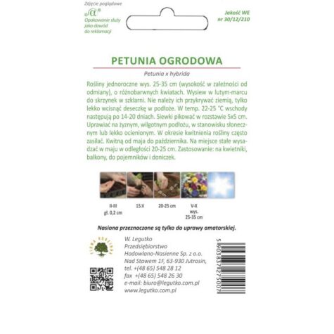 Petūnijas maisījums 0,1 g