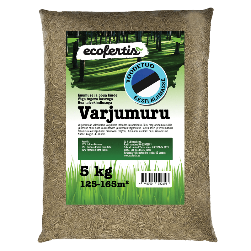 Zālāju sēklu Varjumuru 5 kg