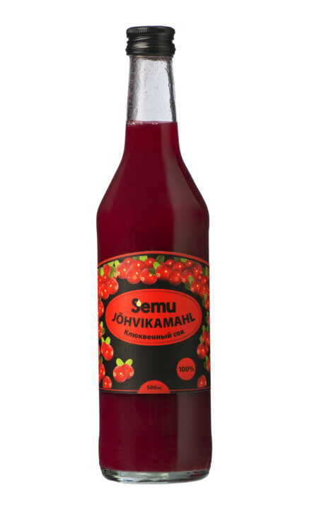 Dzērveņu sula Semu 100% 500 ml