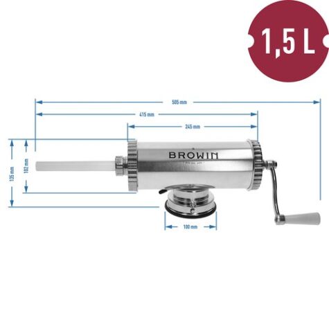 Desu prese 1,5 kg horizontāla