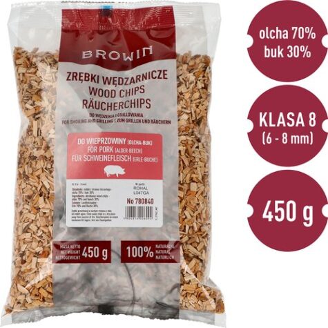 Dūmu grila skaidas 70% alksnis 30% dižskābardis 450 g, 8. klase