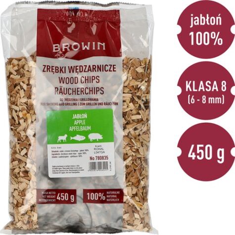 Grila dūmu skaidas ābolu koksnes 450 g, 8. klase