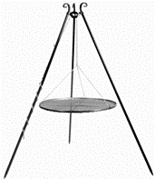 Dārza grils ar statīvu 180cm, reste 70cm Cook King