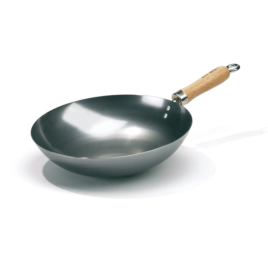 Wok panna 30cm ar apaļu dibenu HOT WOK