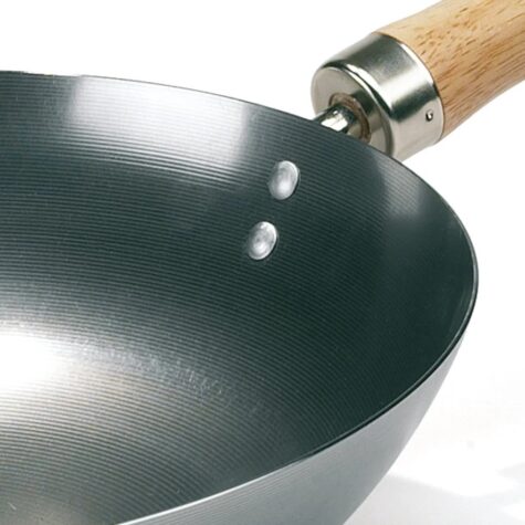 Wok panna 30cm ar apaļu dibenu HOT WOK