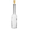 Stikla pudele 100ml ar vāciņu. Komplektā 6 pudeles + korķi.