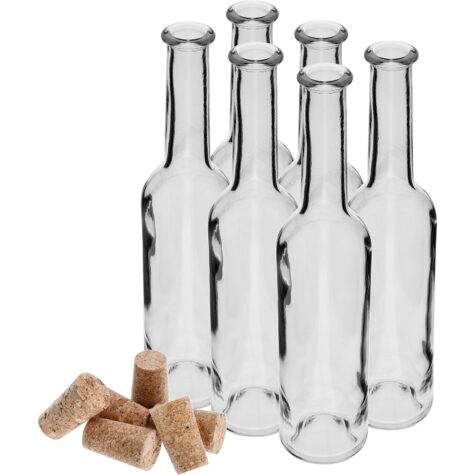 Stikla pudele 350ml ar vāciņu