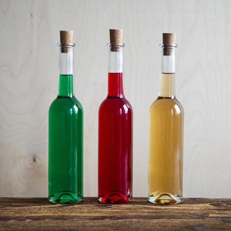 Stikla pudele 350ml ar vāciņu