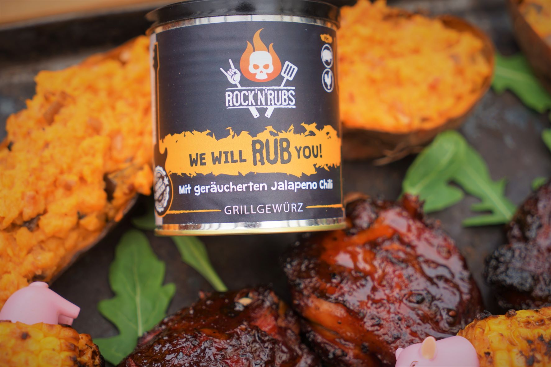 Rock'n'Rub Sausais garšvielu maisījums grilēšanai "We Will Rub You"