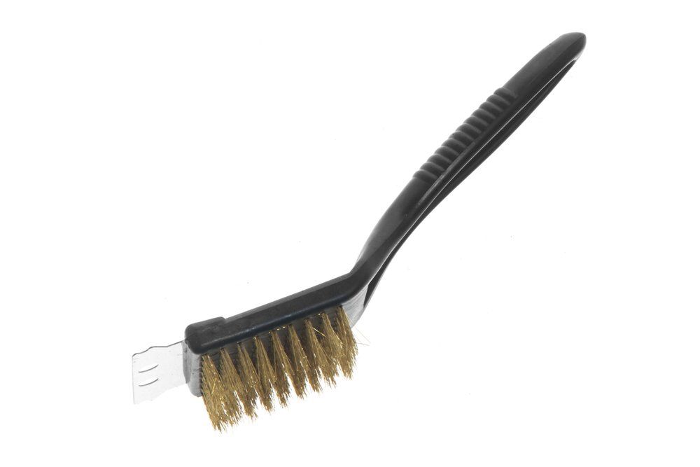 Grila tīrīšanas birste ar misiņa sariem, 22 cm
