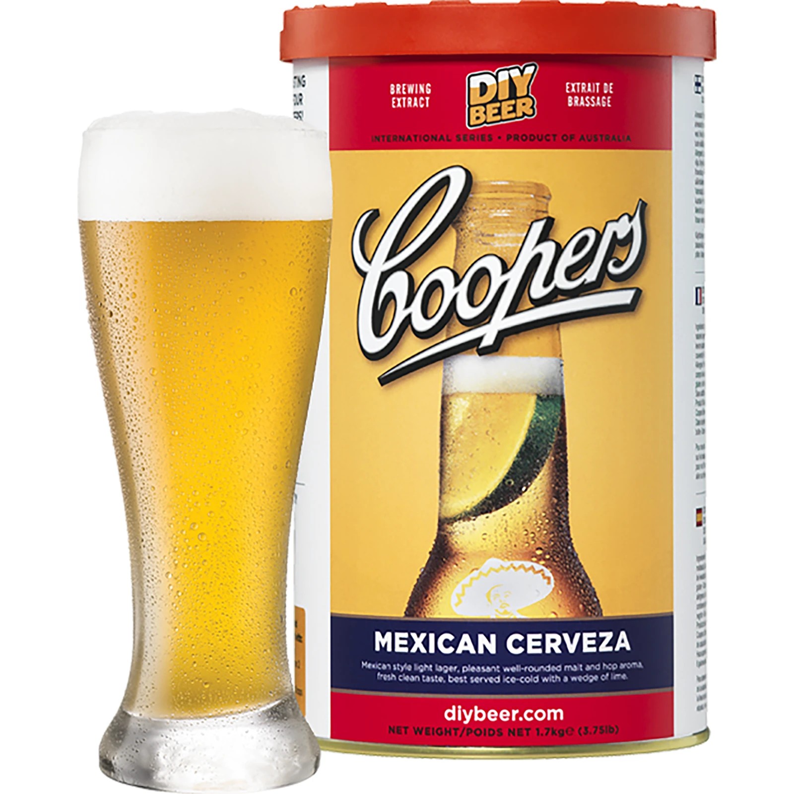 Alus brūvēšanas koncentrāts Meksikāņu Cerveza 1,7 kg Coopers