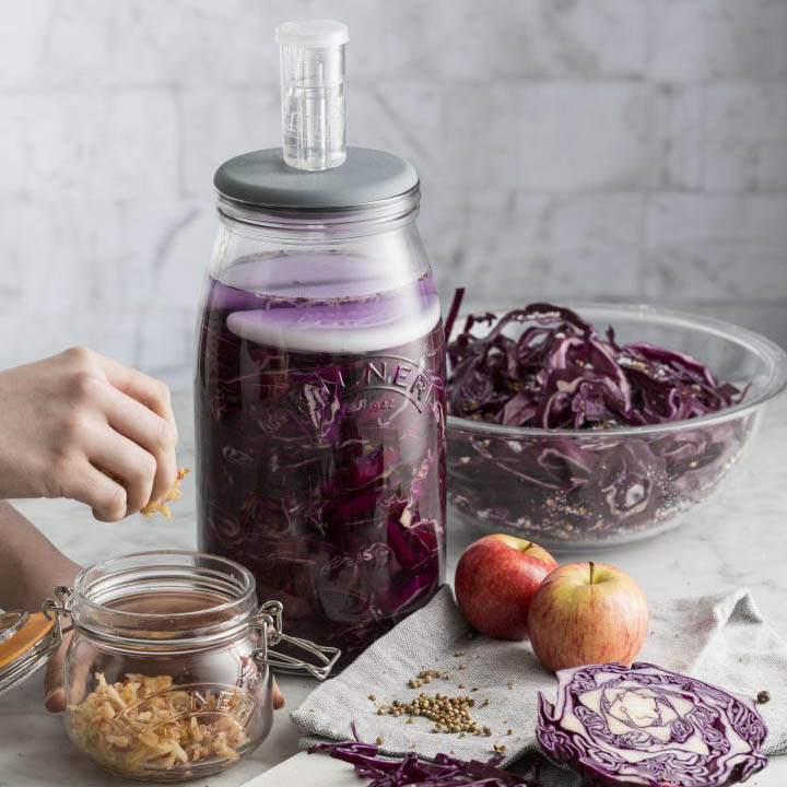 Fermentācijas komplekts 3L ar hidro aizvaru Kilner