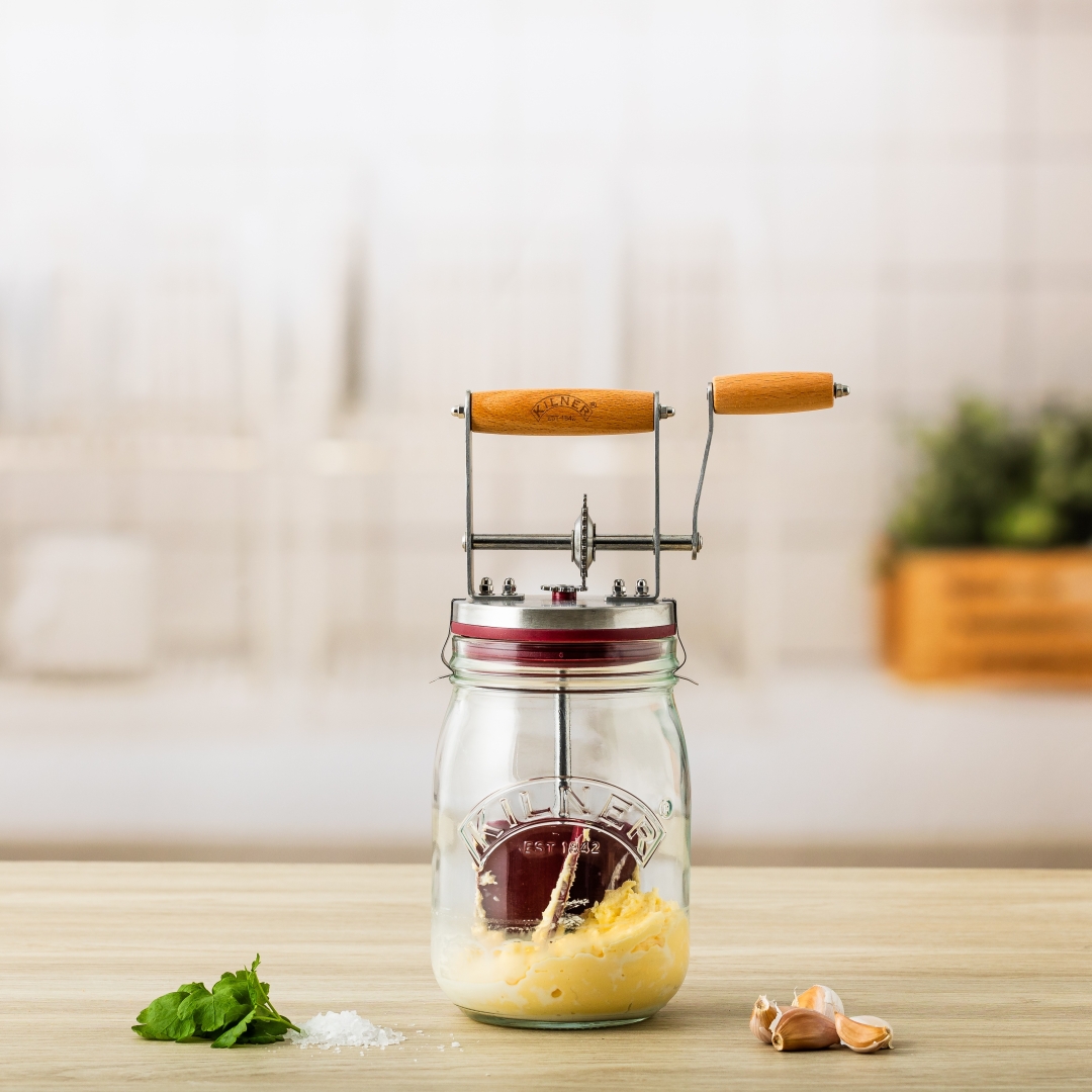 Kilner rokas sviesta kulšanas mašīna