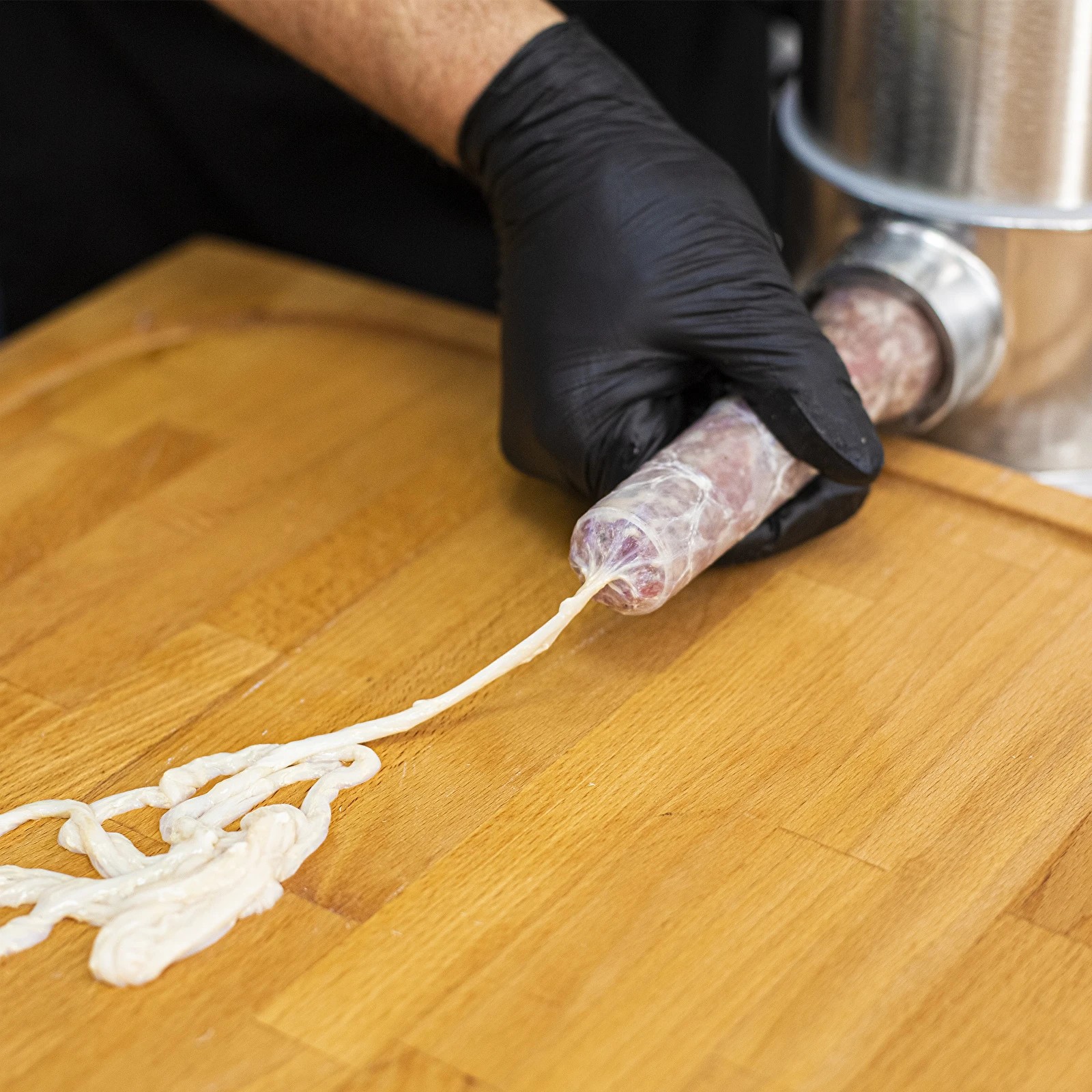 Dabīgi sālītas cūkas zarnas 28/30 mm, 90 m