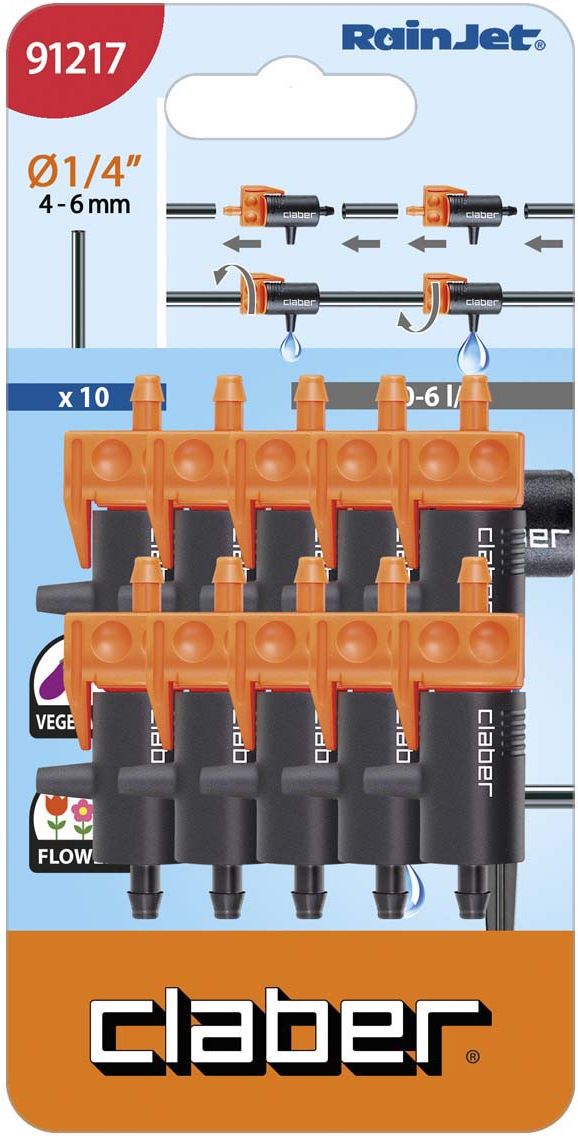 Pilinātājs ar iebūvētu sistēmu 0-6 l/h 10 gab. CL 91217