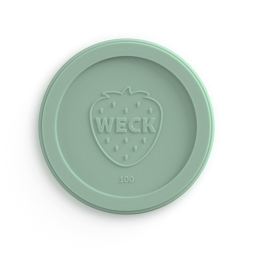 WECK plastmasas vāks 100mm salvija 6 gab.